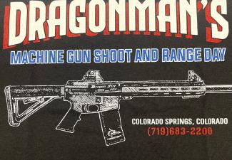 Dragonman's 2023 Machine Gun Shoot and Industry Range Day Shirt 