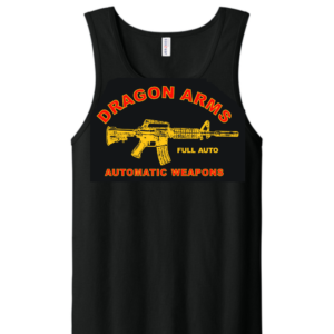 Dragonman Tank Top Red & Gold